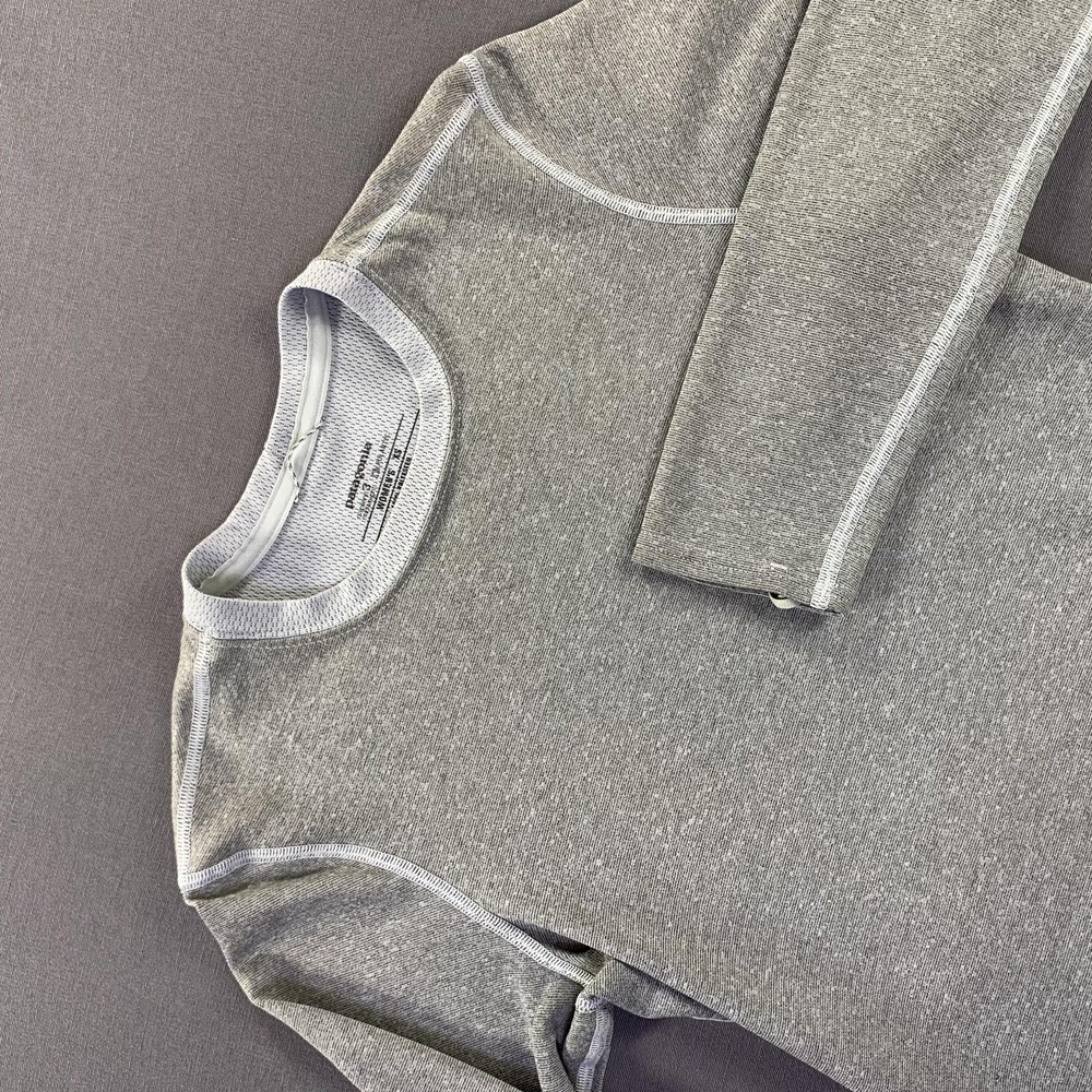 Patagonia Capilene 3 Shirt Womens XS Gray Midweight Long Sleeve Base Layer